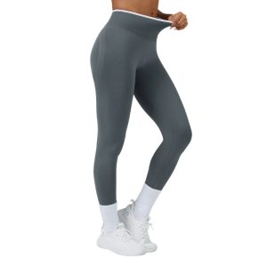 Elitee Women's Seamless High Waisted Yoga Leggings – Quick Dry Workout Tights